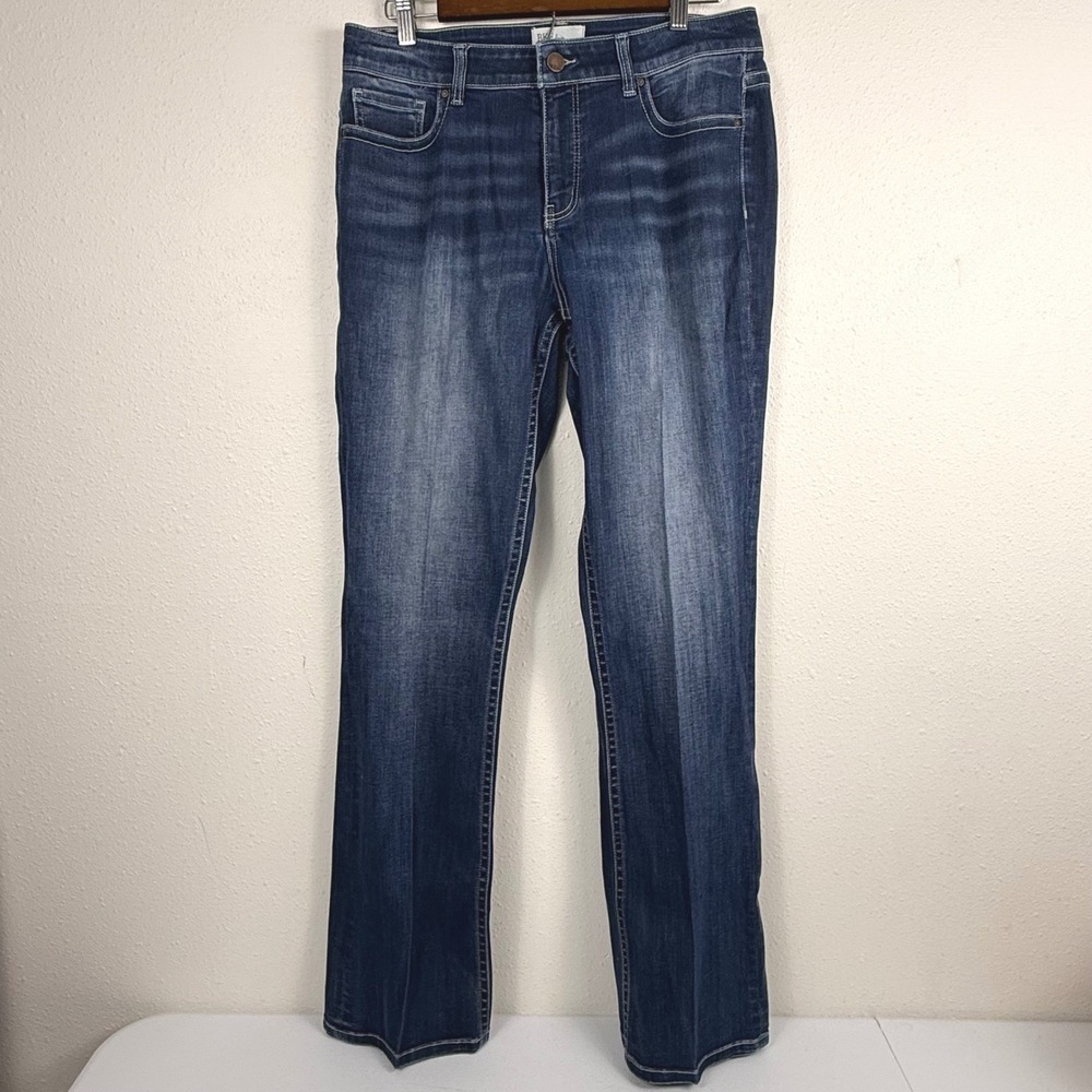 BKE‎ Gabby Bootcut Jeans Womens 29L Dark Wash Stretch Denim Mid Rise 29x33.5